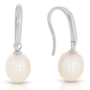 Perlen Ohrhänger 925 Silber Süßwasserperlen