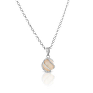 Alternative view of Silberkette 925 mit Süßwasserperle Anhänger