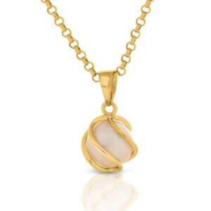 Perlenkette vergoldet Damenschmuck elegant