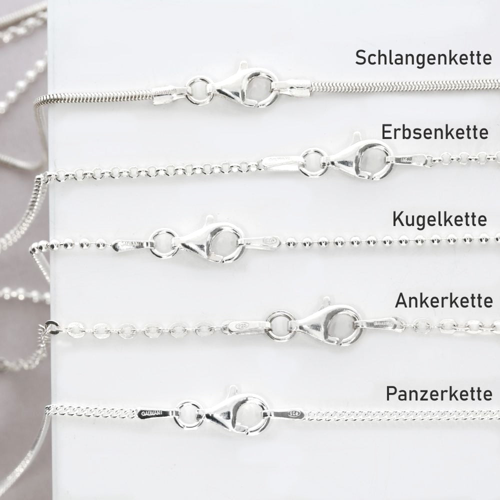 NAMENSKETTE MIT KREUZ ANHÄNGER TAUFKETTE GRAVUR ICHTHYS TAUFE SCHMUCK 925 SILBER - Image 2