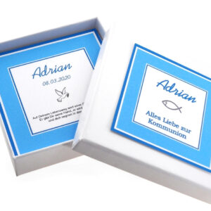 Geschenkschachtel Schmuckbox personalisiert für Armband Kette etc.