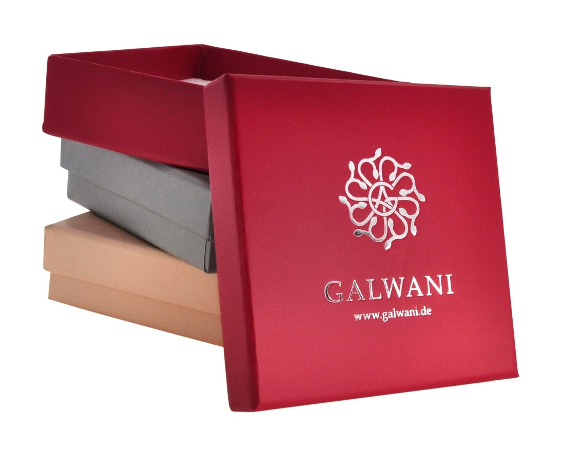 Zirkonia Klapp Creolen rosé vergoldet - Image 3